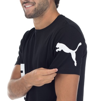 Camiseta Puma Big Logo - Masculina - Foto 5