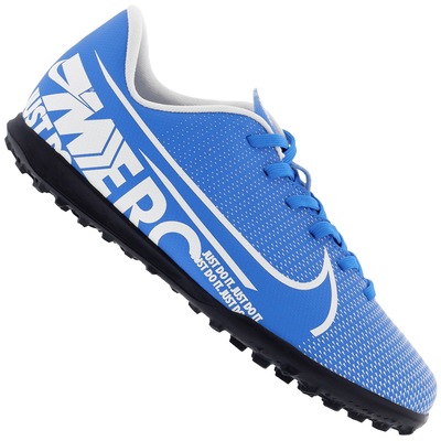 Chuteira Society Nike Mercurial Vapor 13 Club TF - Infantil - Foto 1