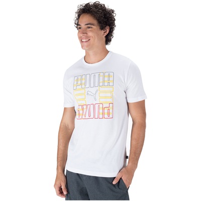 Camiseta Puma Brand Graphic - Masculina - Foto 2
