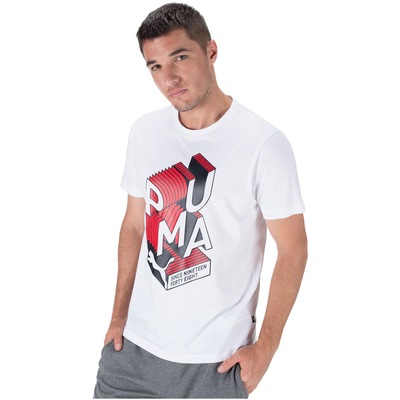 Camiseta Puma Effect Interest - Masculina - Foto 2