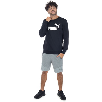 Blusão Puma Crew Sweat TR Big Logo - Masculino - Foto 5