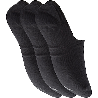Kit de Meias Invisível Oxer com 3 Pares - Adulto - Foto 2