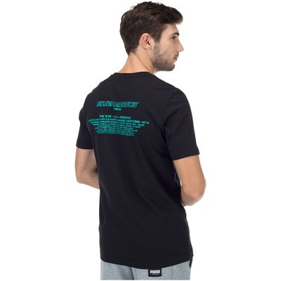 Camiseta Puma Mercedes Benz MAPM Logo 595352 - Masculina - Foto 3