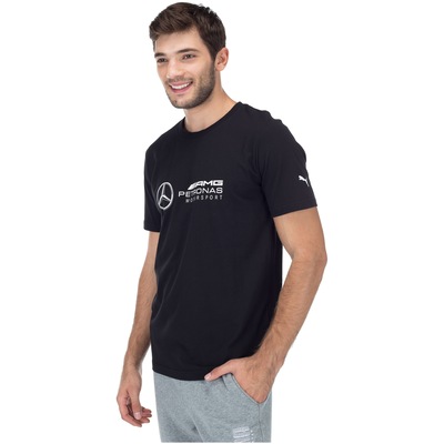 Camiseta Puma Mercedes Benz MAPM Logo 595352 - Masculina - Foto 2