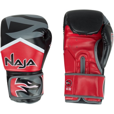 Kit de Boxe Naja: Bandagem + Protetor Bucal + Luvas de Boxe New Extreme - 14 OZ - Adulto - Foto 2