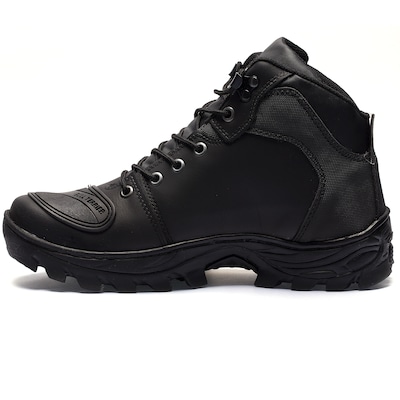 Bota de Couro Bull Terrier Valmet Moto - Masculina - Foto 3