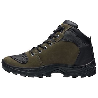 Bota de Couro Bull Terrier Valmet Moto - Masculina - Foto 5
