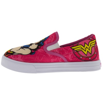 Tênis Infantil Liga da Justiça Mulher-Maravilha Slip-On - Foto 5