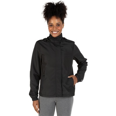 casaco impermeável feminino com capuz