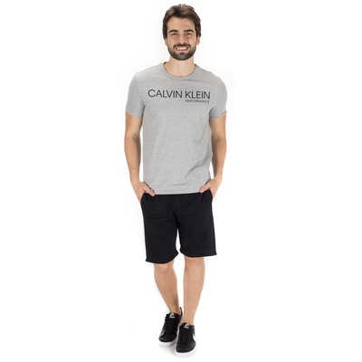 Bermuda de Moletom Calvin Klein Bicolor - Masculina - Foto 6