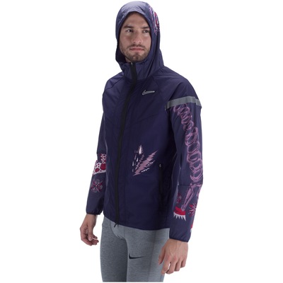 Jaqueta Corta-Vento com Capuz Nike Rise 365 Wildrunner - Masculina - Foto 4