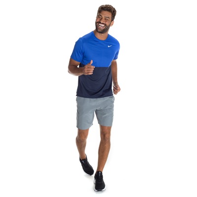 Camiseta Nike Breathe Run Top SS - Masculina - Foto 4