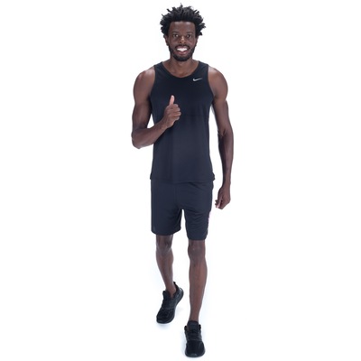 Camiseta Regata Nike Breathe Run Tank - Masculina - Foto 4