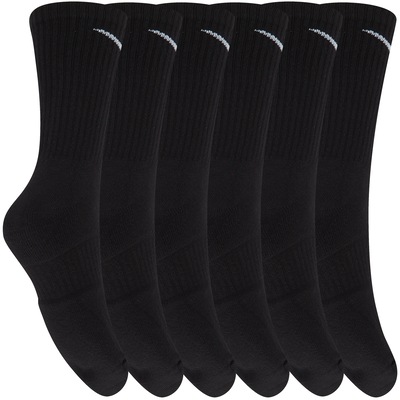 Kit de Meias Cano Alto Nike Everyday Cushioned Crew com 6 Pares - 39 a 43 - Adulto - Foto 2