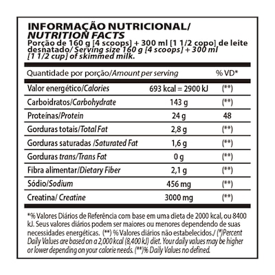 Sinister Mass Hipercaloric Integralmédica - Chocolate - 3Kg - Foto 3