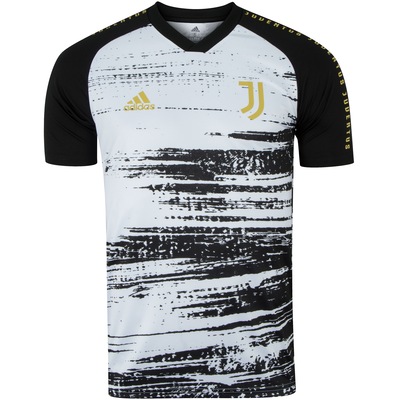Camisa Pré-Jogo Juventus 20/21 adidas - Masculina - Foto 1