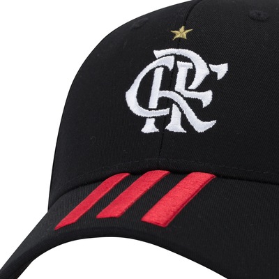 Boné Aba Curva do Flamengo I 2020 adidas - Strapback - Adulto - Foto 4