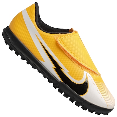 Chuteira Society Nike Mercurial Vapor 13 Club TF - Infantil - Foto 1