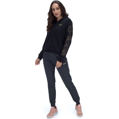 Jaqueta Moletinho com Capuz adidas Ess Brand HD TT - Feminina - Foto 6
