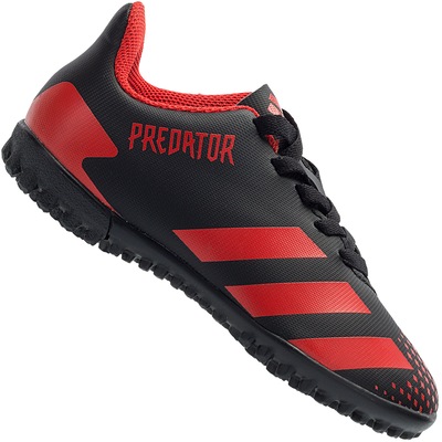 Chuteira Society adidas Predator 20.4 Tf - Infantil - Foto 1