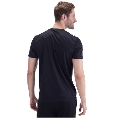 Camiseta adidas D2M 3S Tee - Masculina - Foto 3
