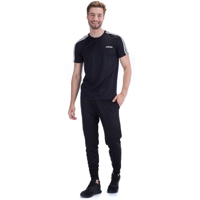 Camiseta adidas D2M 3S Tee - Masculina - Foto 4