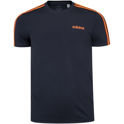 Camiseta adidas D2M 3S Tee - Masculina - Foto 1
