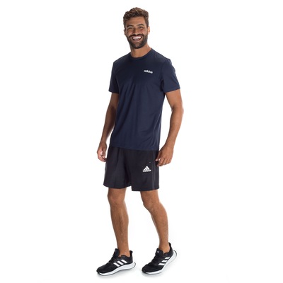 Camiseta adidas D2M 3S Tee - Masculina - Foto 4