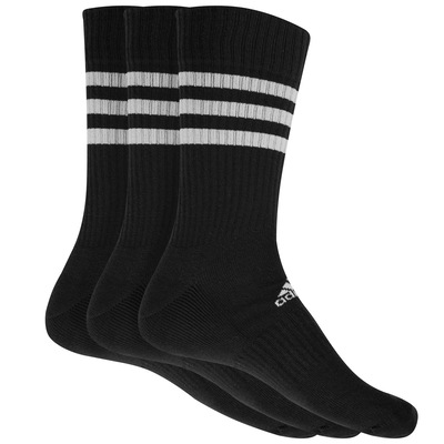Kit de Meias adidas 3-Stripes com 3 Pares - Adulto - Foto 1