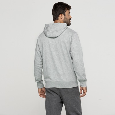 Jaqueta com Capuz Nike Club Hoodie FZ FT - Masculina - Foto 3