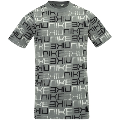 Camiseta Nike Sportswear AOP - Infantil - Foto 1
