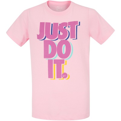 Camiseta Nike Sportswear JDI Stack - Infantil - Foto 1