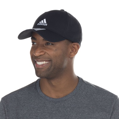 Boné Aba Curva adidas Basebal 3 Stripes Cotton Twil - Strapback - Adulto - Foto 2