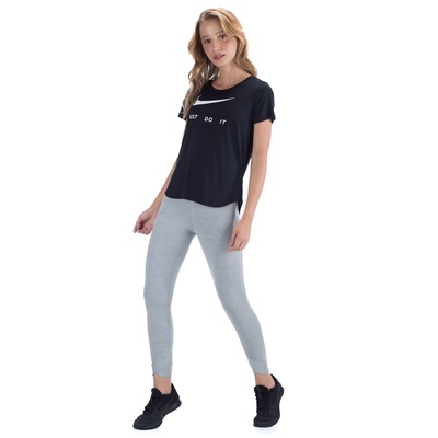Camiseta Nike Top SS Swoosh Run - Feminina - Foto 4