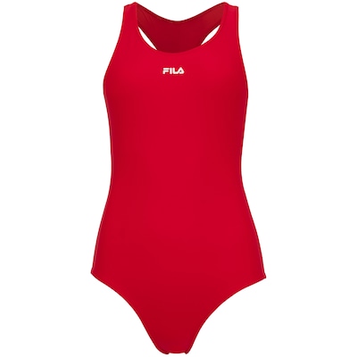 Maiô para Natação com Proteção Solar UV Fila Tri Logo II - Adulto - Foto 1