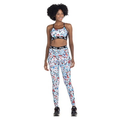 Calça Legging Fila Train Elastic II Poliéster - Feminina - Foto 4