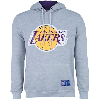 Blusão de Moletom com Capuz NBA Los Angeles Lakers N152A - Masculino - Foto 1
