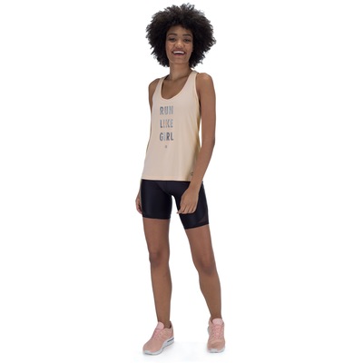 Camiseta Regata Vestem Run Lycra Nude - Feminina - Foto 4
