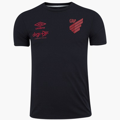Camiseta do Athletico-PR Concentração 2020 Umbro - Masculina - Foto 1