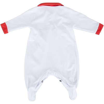 Saída de Maternidade do Flamengo com Macacão e Lacinho Torcida Baby Feminina - Infantil - Foto 2