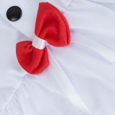 Saída de Maternidade do Flamengo com Macacão e Lacinho Torcida Baby Feminina - Infantil - Foto 4