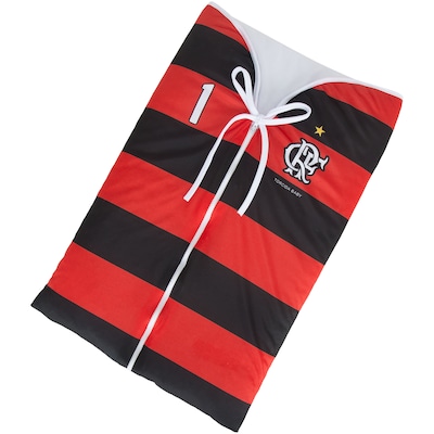 Saída de Maternidade do Flamengo com Macacão e Lacinho Torcida Baby Feminina - Infantil - Foto 6