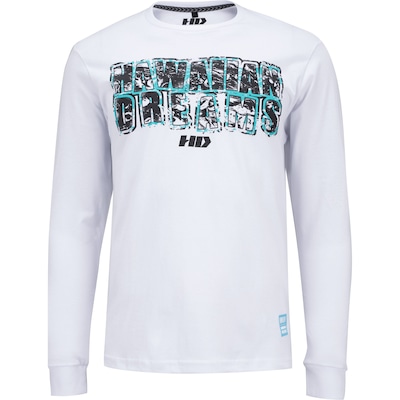 Camiseta HD Manga Longa Estampada 6810A - Masculina - Foto 5