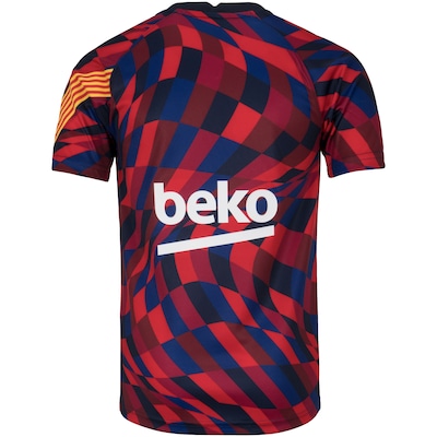 Camisa de Treino Barcelona 20/21 Nike - Infantil - Foto 2