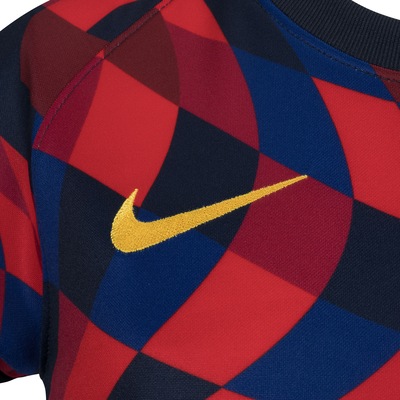 Camisa de Treino Barcelona 20/21 Nike - Infantil - Foto 4