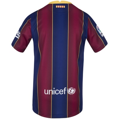Camisa Barcelona I 20/21 Nike - Infantil - Foto 2