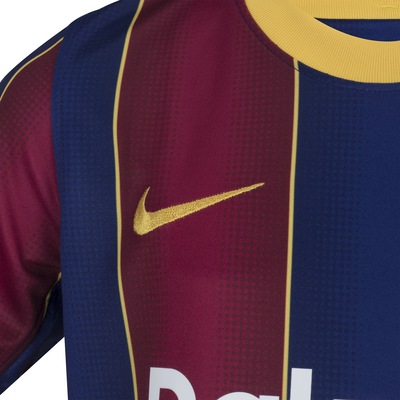 Camisa Barcelona I 20/21 Nike - Infantil - Foto 4