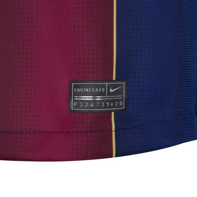 Camisa Barcelona I 20/21 Nike - Infantil - Foto 5