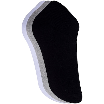 Kit de Meias Invisível Olympikus Tripack com 3 Pares - Adulto - Foto 2