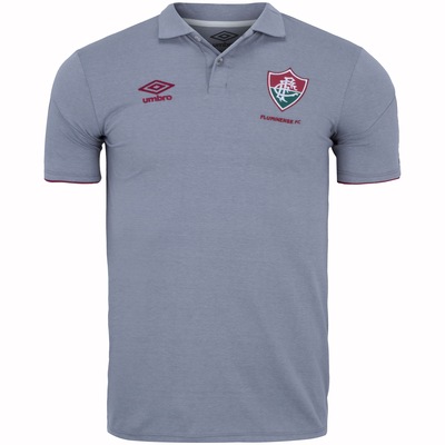 Camisa Polo do Fluminense 2020 Viagem Umbro - Masculina - Foto 1
